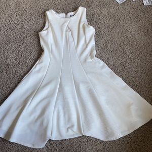 white graduation dress